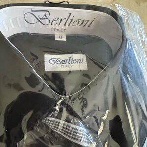 Boys Black Dress Shirt- size 8